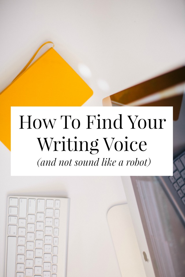 find your writing voice