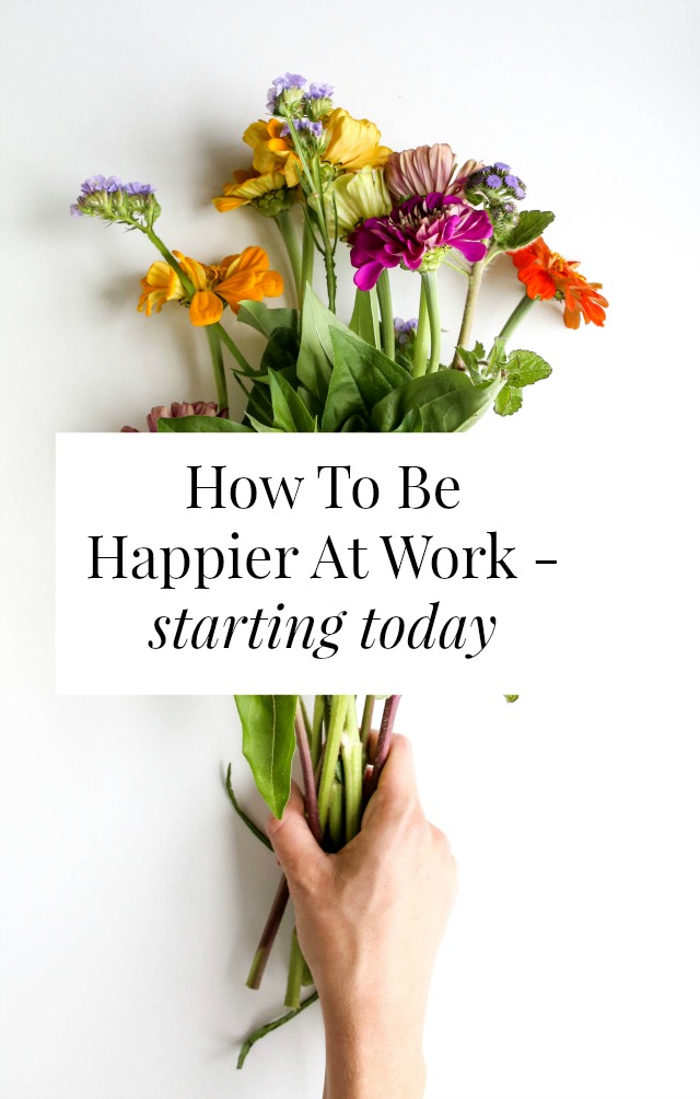 how to be happier at work