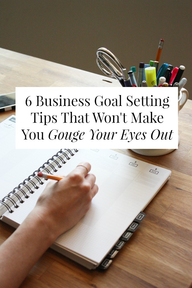 goal setting tips for business