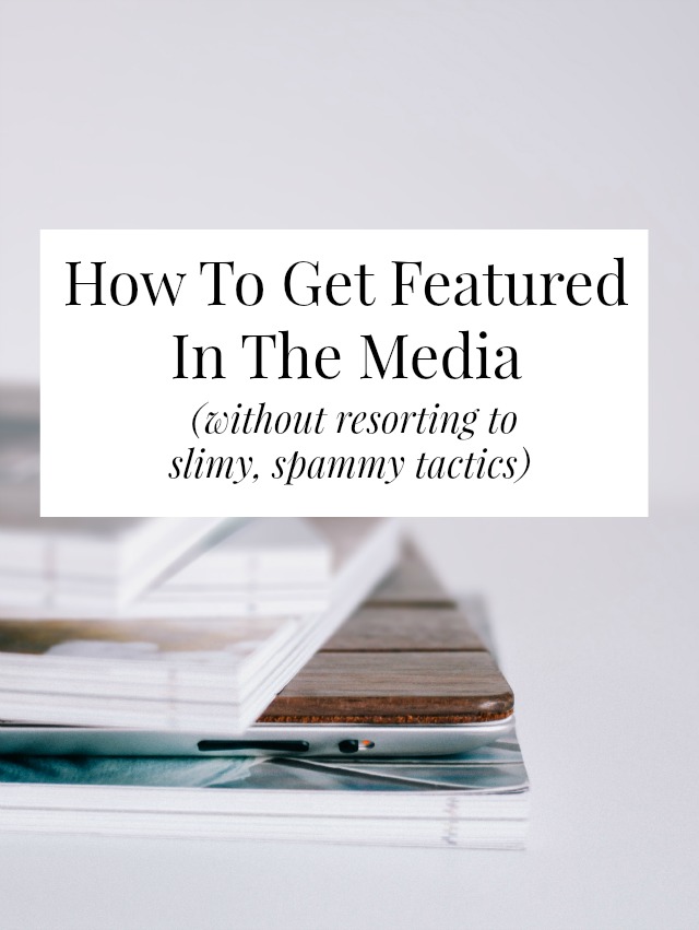 how to get featured in media