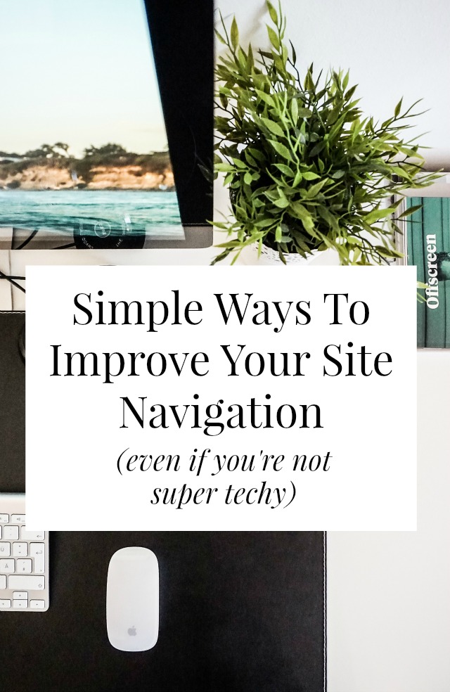 simple improve site navigation